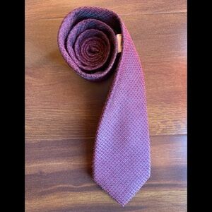 🌿END of SEASON SALE🌿CALVIN KLEIN Burgundy Silk Blend Necktie